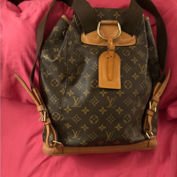 Louis Vuitton Montsouris GM Backpack Monogram Canvas Vintage LV Made in France main image 6